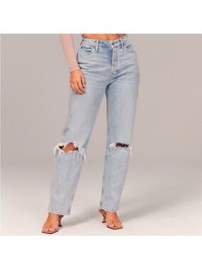 AF The Dad High rise jeans Distressed 29/8 Curve Love